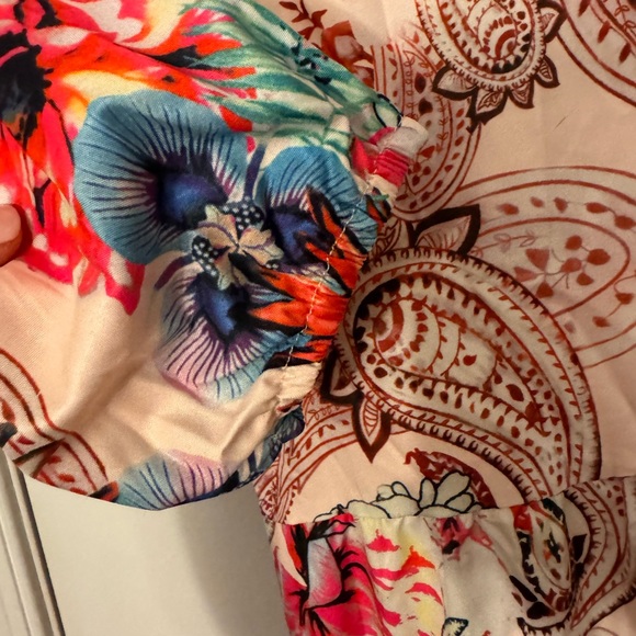 Dress, Tiered Flowy Boho Maxi - Picture 4 of 4